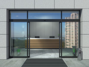 Automatic sliding open doors office Window Glass Door Repair And Replacement Ajax