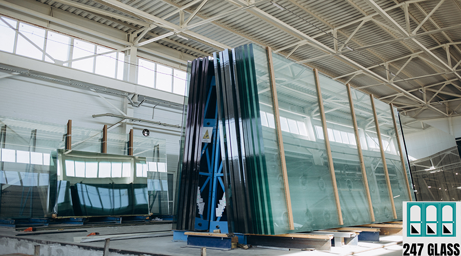 Conveyor belt for a window pane Conveyor belt for a window pane