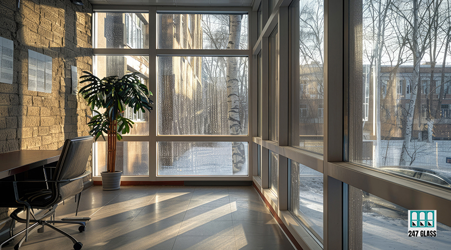 modern-office-wall-with-large-window Wall in office, window, high detail, 8k --ar 3:2 Job ID: 4e1be622-e4ef-45b3-b078-002de9e940a8