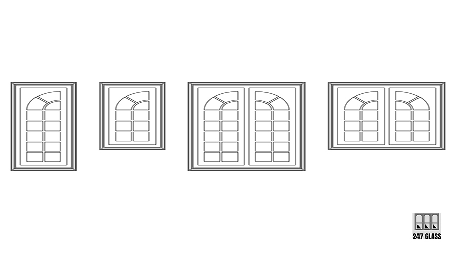 Basic RGB Glass Window Inserts