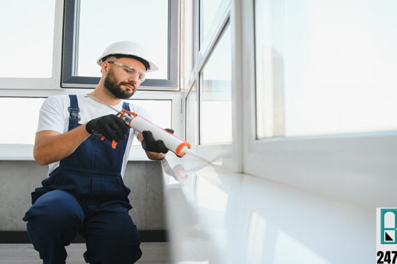 window glass installation