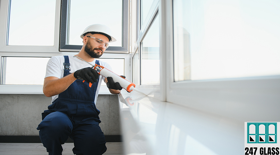 window glass installation