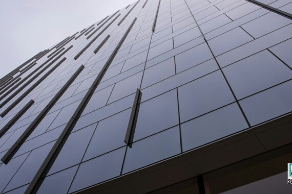 commercial door glass installation