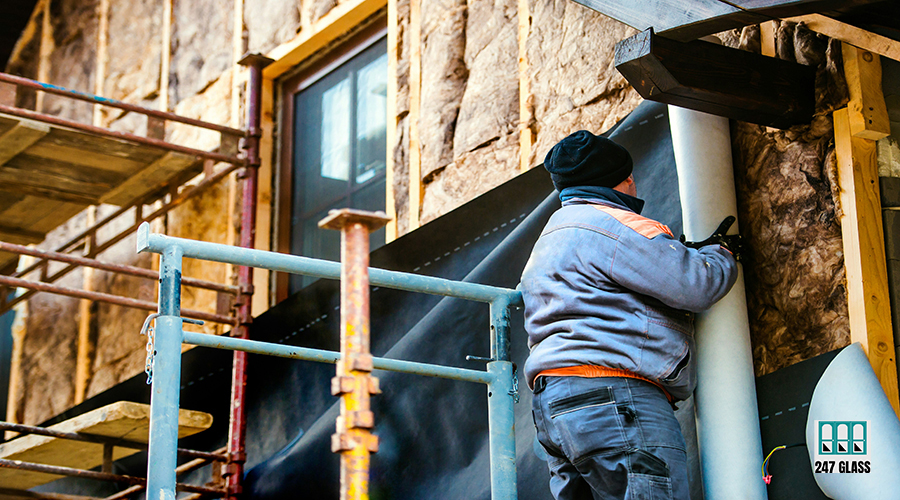 commercial door glass service