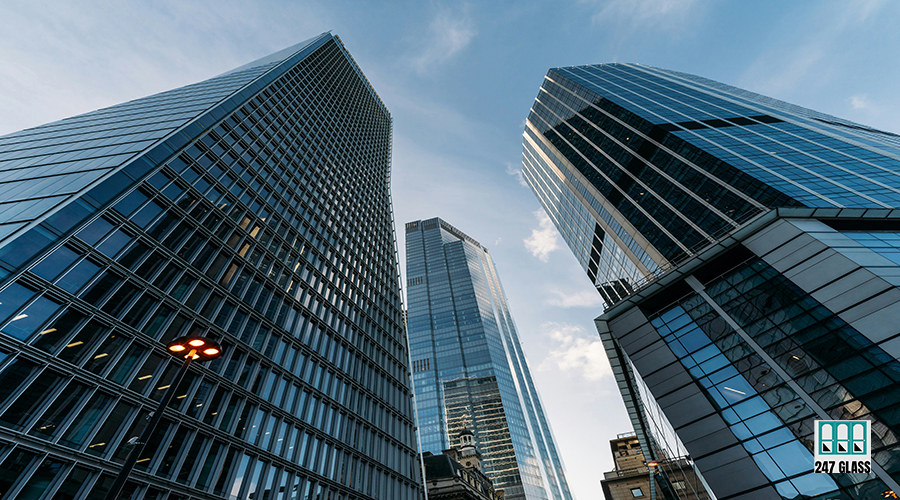 commercial glass installation