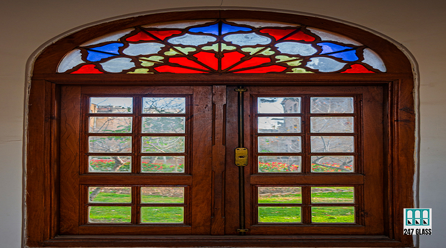 entry door glass repair