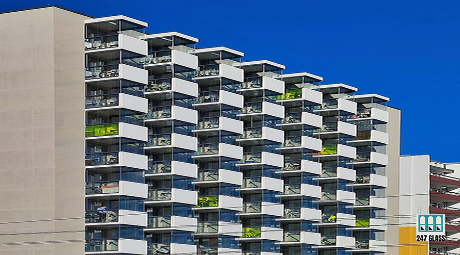 balcony door glass repair