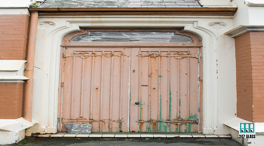 entry door glass repair