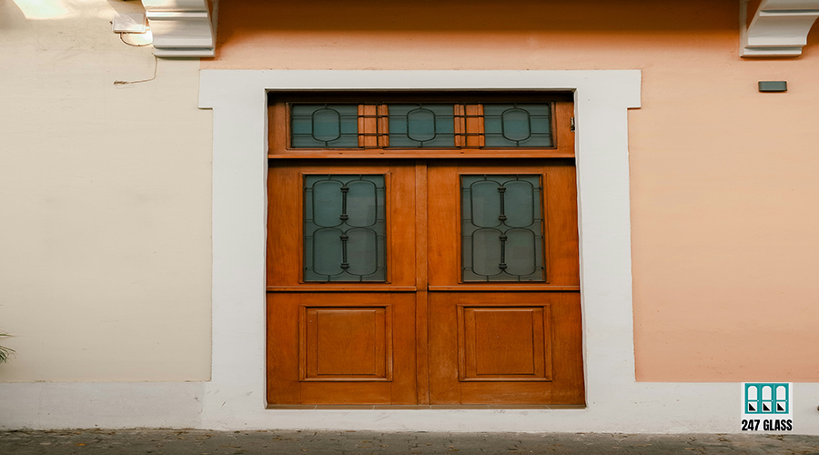 entry door glass repair