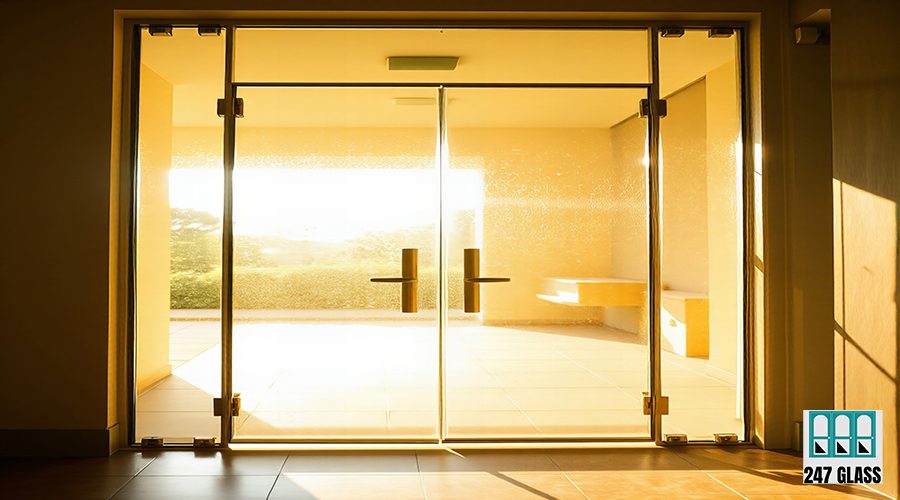 stunning-glass-door-with-sunlight-spilling-symbolizing-transparency-personal-clarity